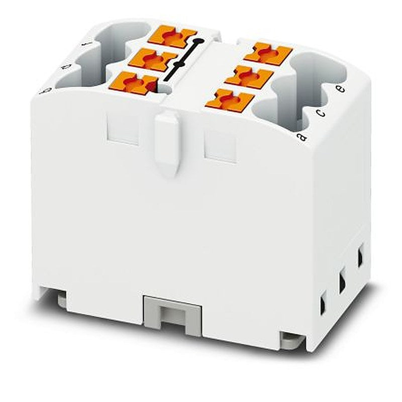 Phoenix Contact Distribution Block, 6 Way, 450V, 24A, White