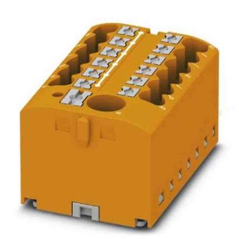 Phoenix Contact Distribution Block, 13 Way, 450V, 24A, Orange