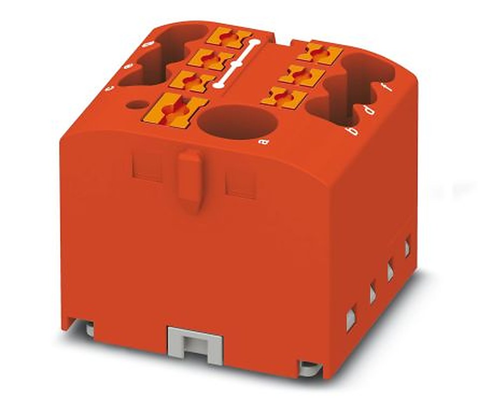 Phoenix Contact Distribution Block, 7 Way, 450V, 32A, Grey