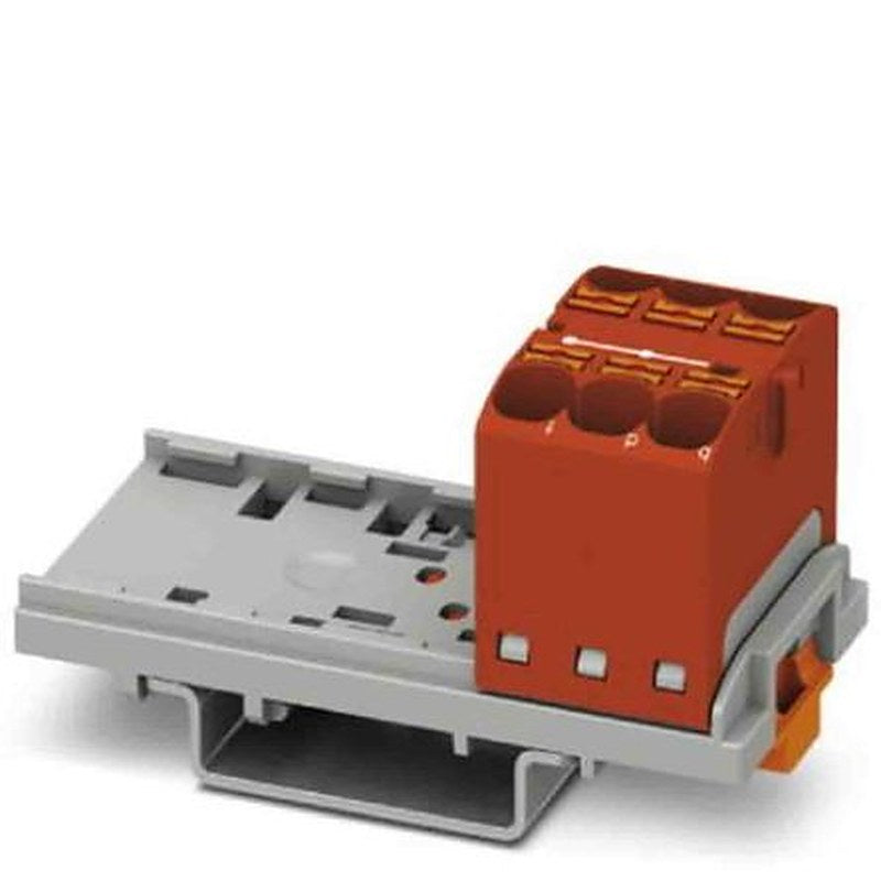 Phoenix Contact Distribution Block, 6 Way, 800V, 32A, Red