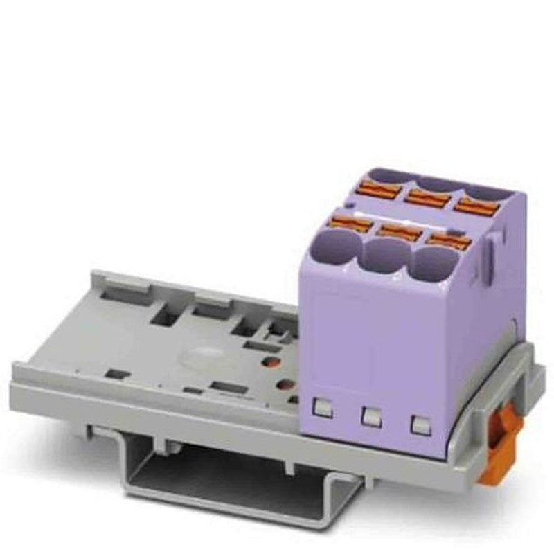 Phoenix Contact Distribution Block, 6 Way, 800V, 32A, Violet