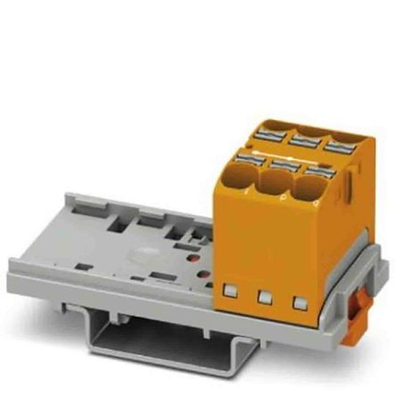 Phoenix Contact Distribution Block, 6 Way, 800V, 32A, Orange