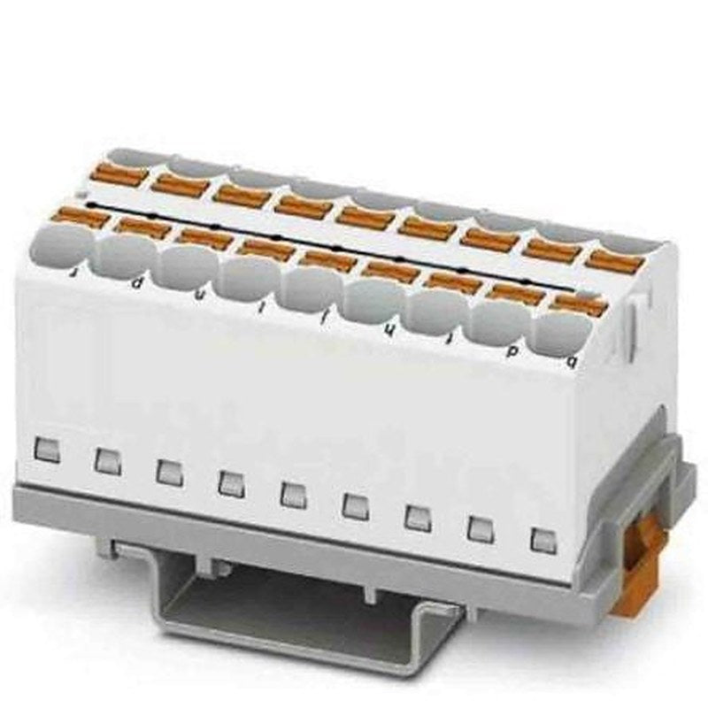 Phoenix Contact Distribution Block, 18 Way, 800V, 32A, White