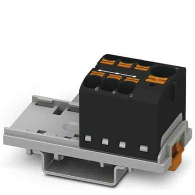 Phoenix Contact Distribution Block, 7 Way, 450V, 32A, Black