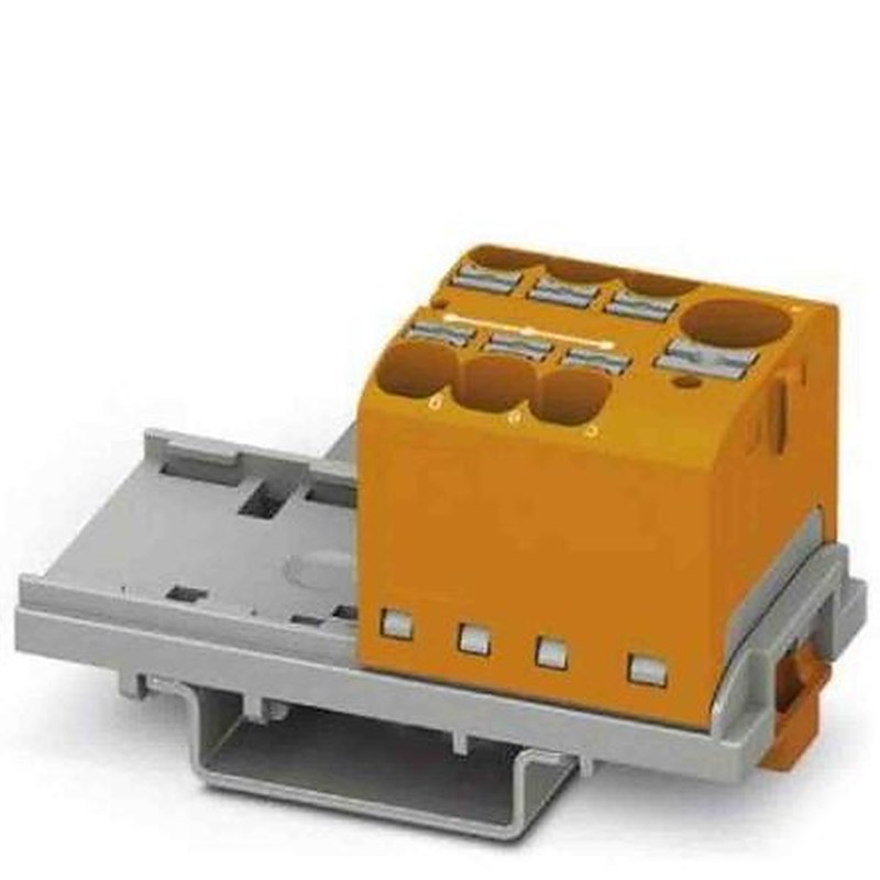 Phoenix Contact Distribution Block, 7 Way, 450V, 32A, Orange
