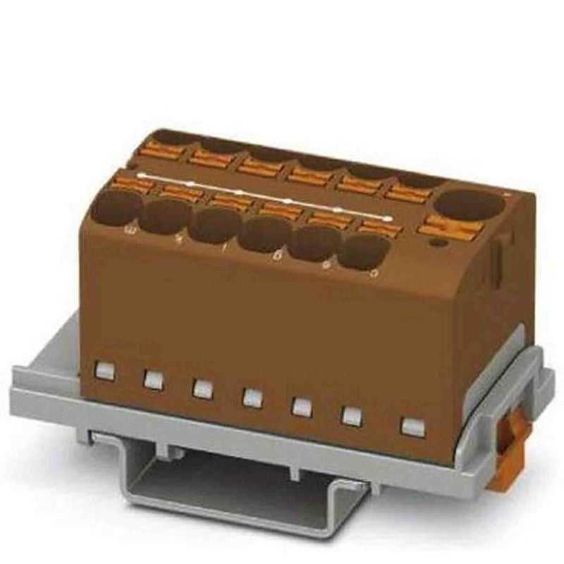 Phoenix Contact Distribution Block, 13 Way, 800V, 32A, Brown