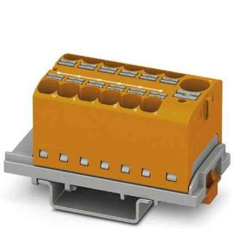 Phoenix Contact Distribution Block, 13 Way, 800V, 32A, Orange