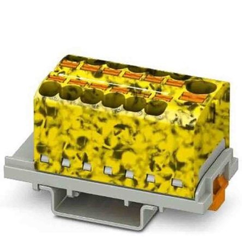 Phoenix Contact Distribution Block, 13 Way, 800V, 32A, Black, Yellow