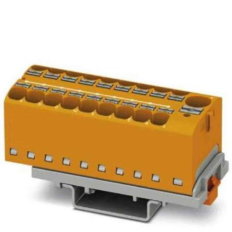 Phoenix Contact Distribution Block, 19 Way, 800V, 32A, Orange