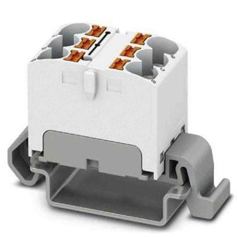 Phoenix Contact Distribution Block, 6 Way, 800V, 32A, White