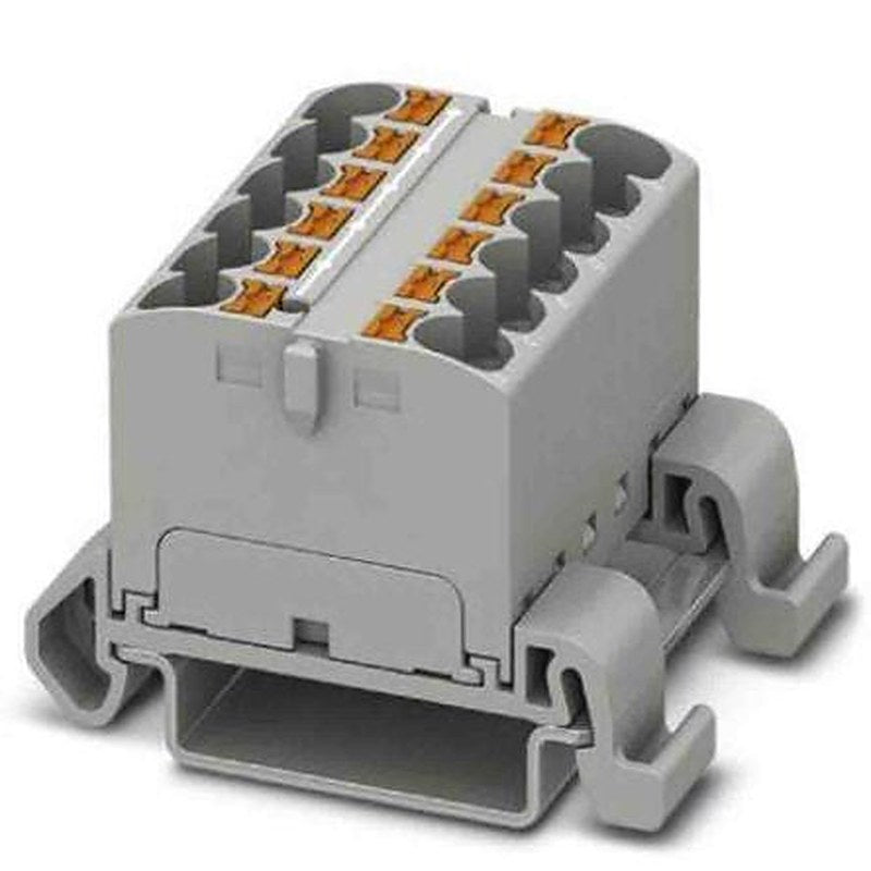 Phoenix Contact Distribution Block, 12 Way, 800V, 32A, Grey