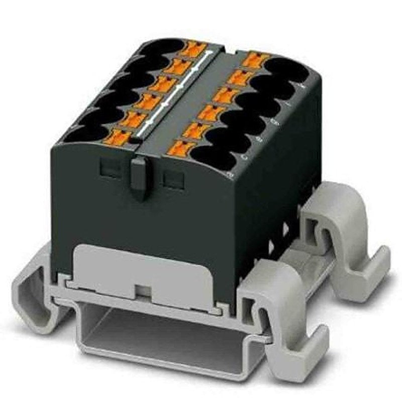 Phoenix Contact Distribution Block, 12 Way, 800V, 32A, Black