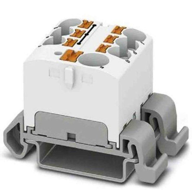 Phoenix Contact Distribution Block, 7 Way, 450V, 32A, White