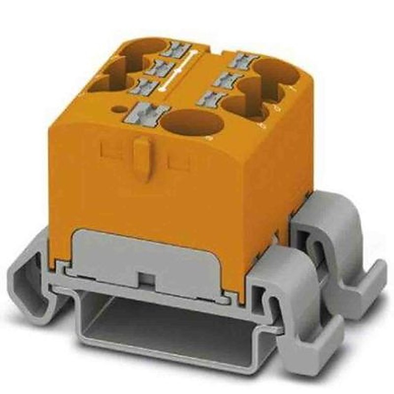 Phoenix Contact Distribution Block, 7 Way, 450V, 32A, Orange