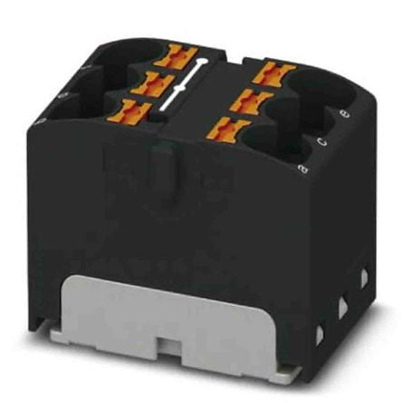 Phoenix Contact Distribution Block, 6 Way, 630V, 32A, Black