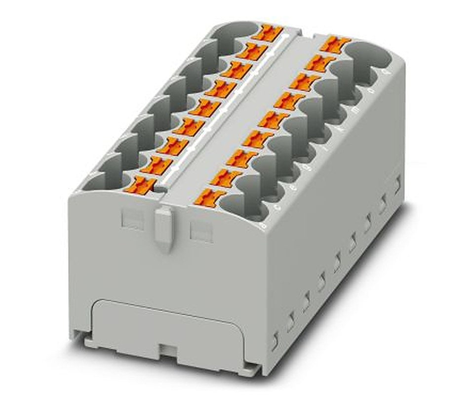 Phoenix Contact Distribution Block, 18 Way, 450V, 32A, Grey