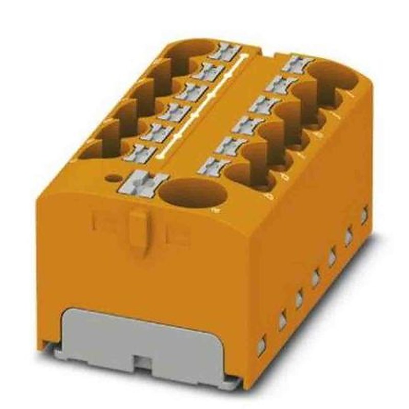 Phoenix Contact Distribution Block, 13 Way, 450V, 32A, Orange