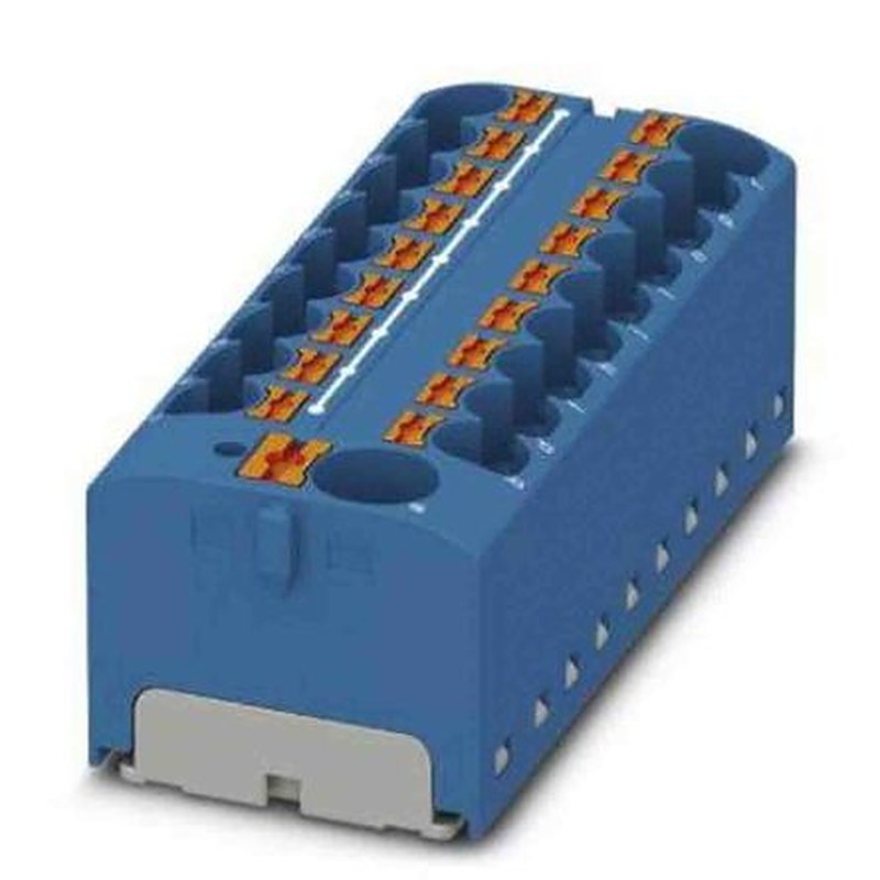 Phoenix Contact Distribution Block, 19 Way, 450V, 32A, Blue