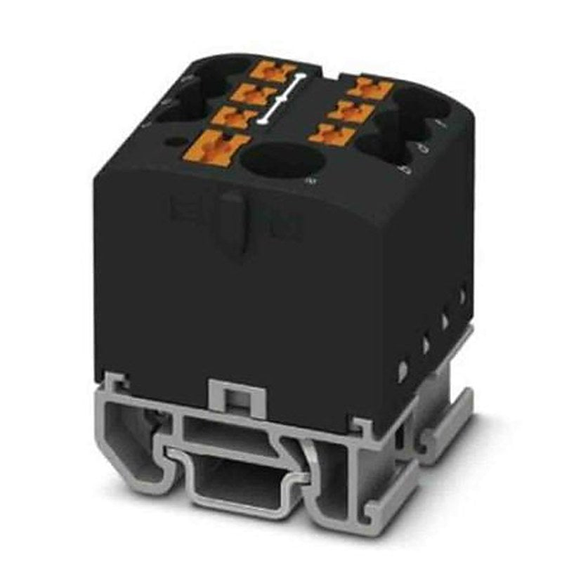 Phoenix Contact Distribution Block, 7 Way, 690V, 24A, Black
