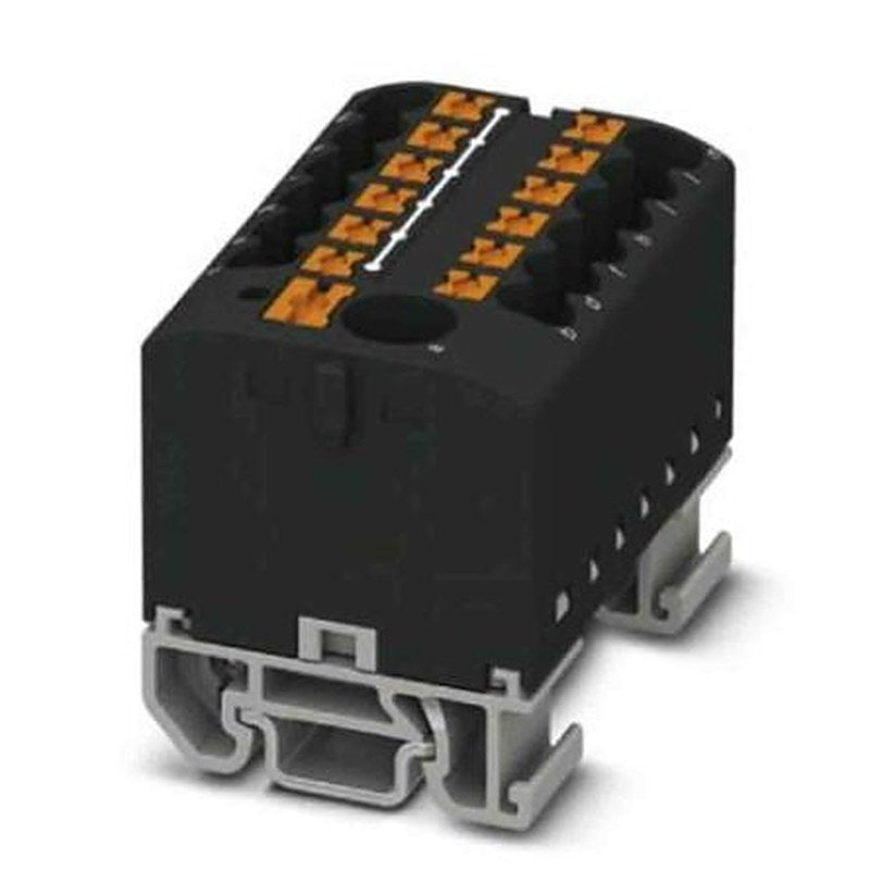 Phoenix Contact Distribution Block, 13 Way, 690V, 24A, Black