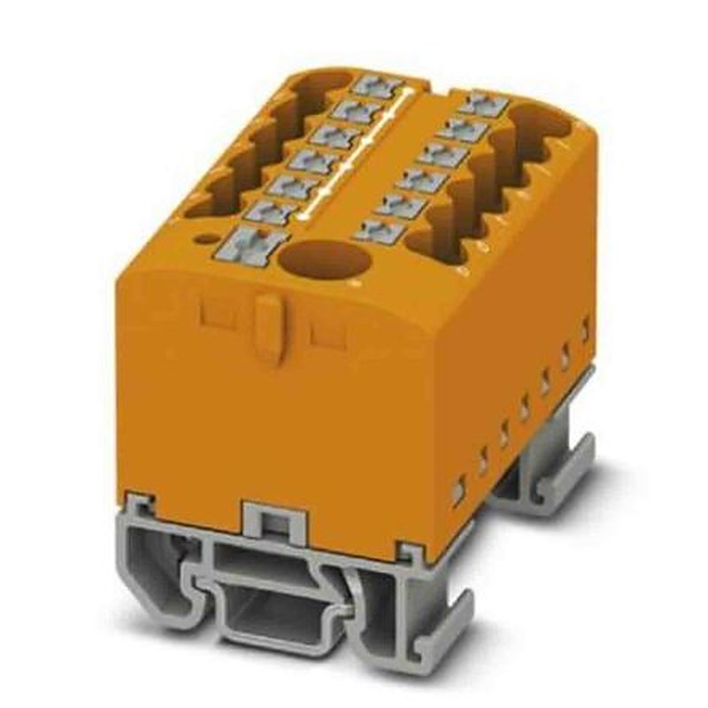 Phoenix Contact Distribution Block, 13 Way, 690V, 24A, Orange