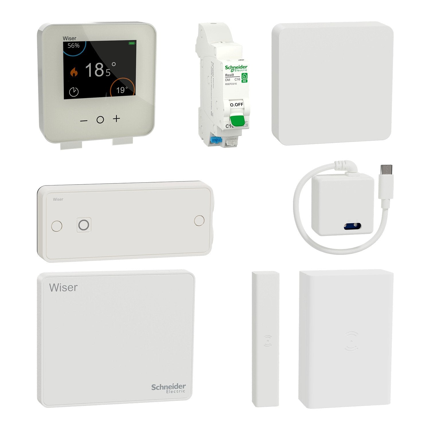 The Schneider Electric Kit is an educational equipment, residential pack with training for connection of electrical heating and simulation of residential buildings. Study and realization