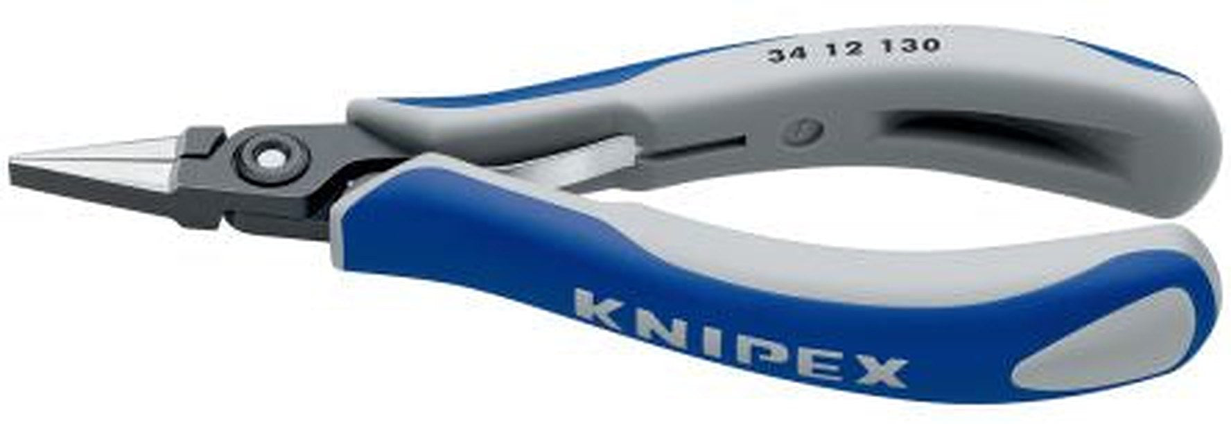 Knipex 34 12 1-Piece Flat Nose Plier, 130mm Overall, 22mm Jaw