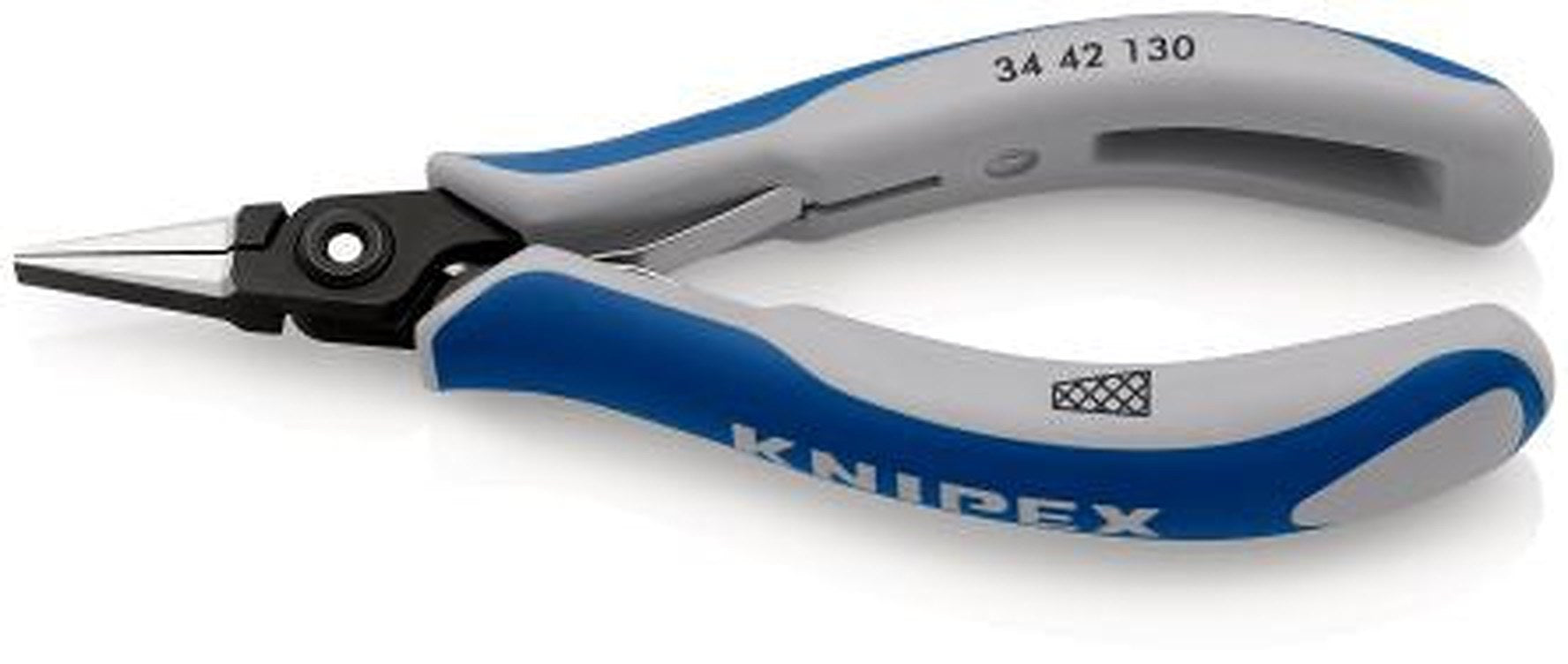 Knipex 34 42 1-Piece Round Nose Plier, 135mm Overall, 22mm Jaw