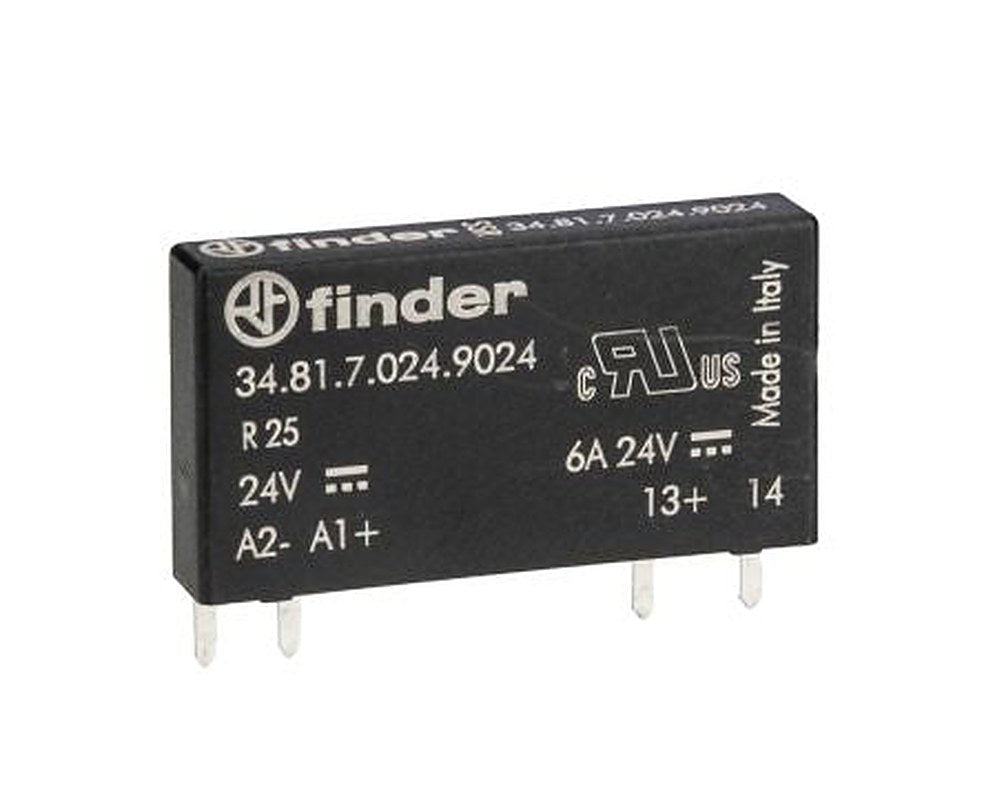 Finder 34 Series Solid State Relay, 6 A Load, PCB Mount, 24 V dc Load, 30V Control