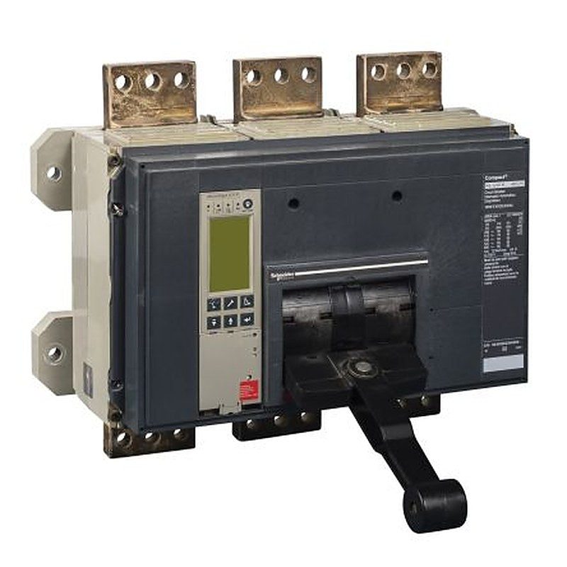 Schneider Electric, ComPact, Compact Molded Case Circuit Breaker 3-Pole 2.5kA, Breaking Capacity 50 kA, Fixed