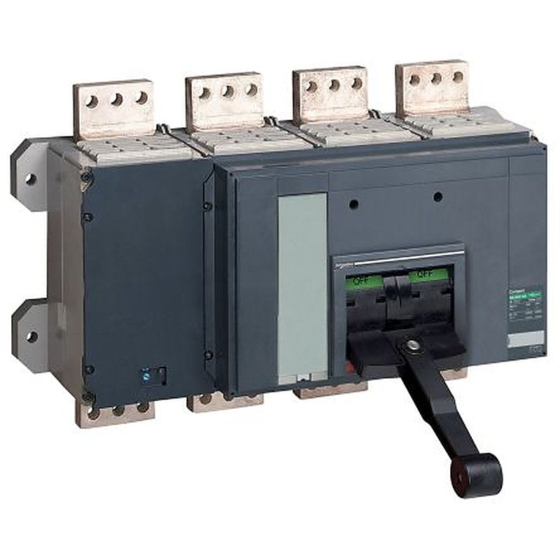 Schneider Electric, ComPact, Compact Molded Case Circuit Breaker 4-Pole 3.2kA, Breaking Capacity 50 kA, Fixed