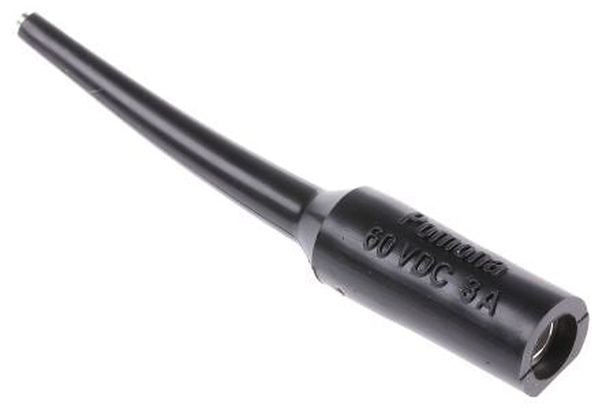 Fluke Black Test Connector Adapter With Copper, Brass contacts and Gold, Nickel Plated
