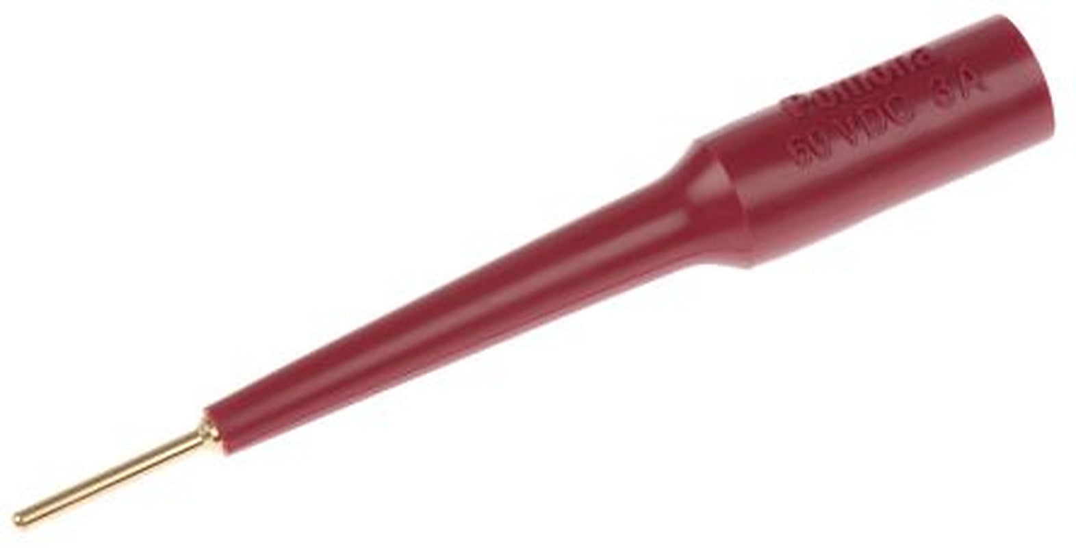 Fluke Red Test Connector Adapter With Brass contacts and Gold Plated
