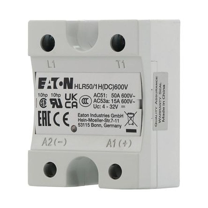 Eaton HLR Series Solid State Relay, 50 A Load, Chassis Mount, 660 V ac Load, 32V dc Control