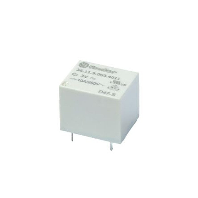 Finder PCB Relay, 3V dc Coil, 10A Switching Current, SPDT