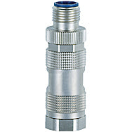 Pilz 380316 - M12 con., straight, male, 4 pin, D