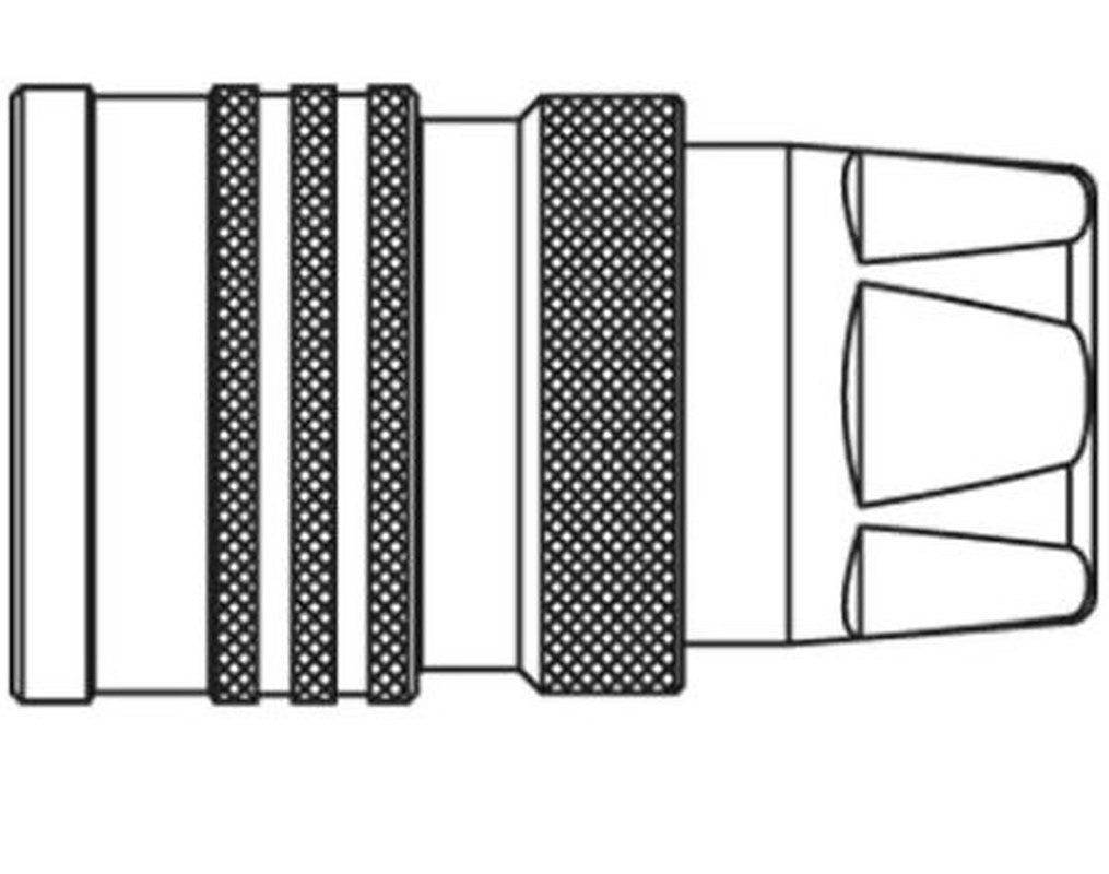 Parker Brass, Steel Hydraulic Quick Connect Coupling Female G 3/8 in, 350 bar