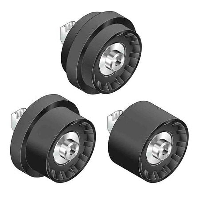 Bosch Rexroth M8 Thread Plastic Wheel 10 mm Groove