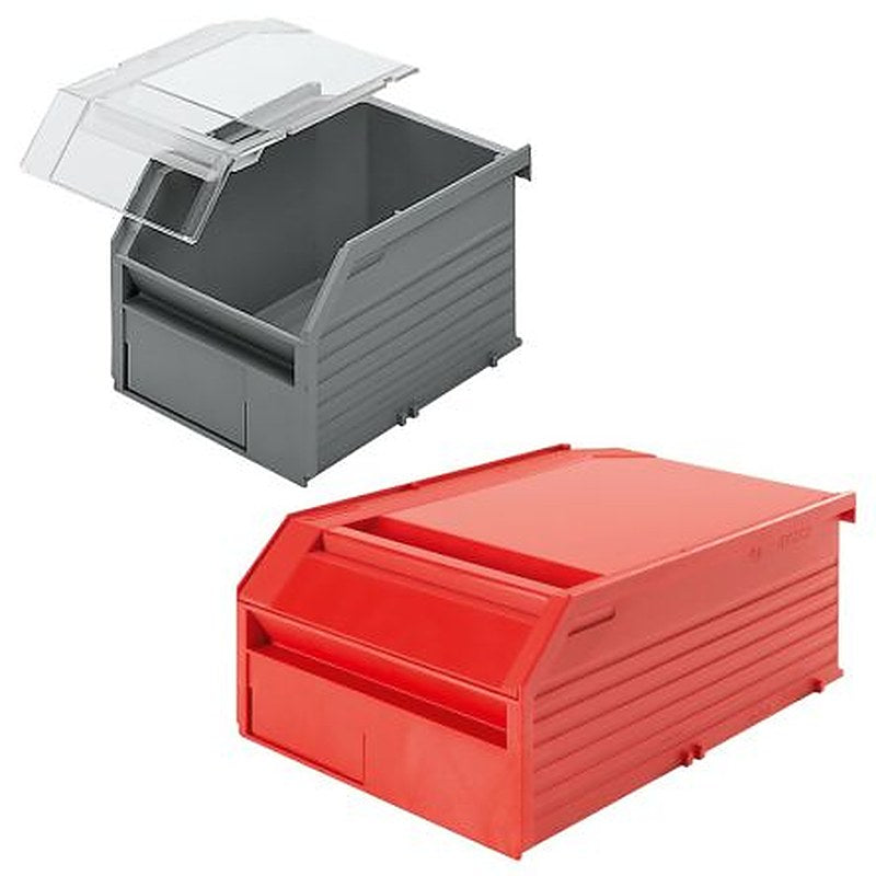 Bosch Rexroth ABS Storage Bin, 173 mm x 82 mm x 50 mm, Grey