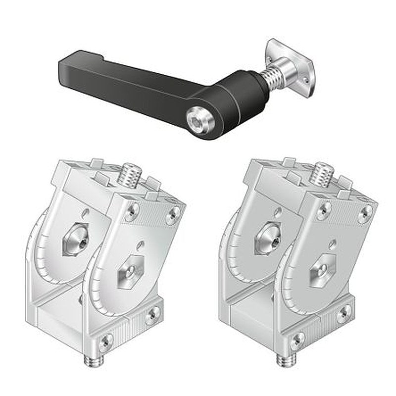 Bosch Rexroth M12M8 Joint Bracket, Connecting Component, Strut Profile 60 x 60 mm, Groove Size 10 mm