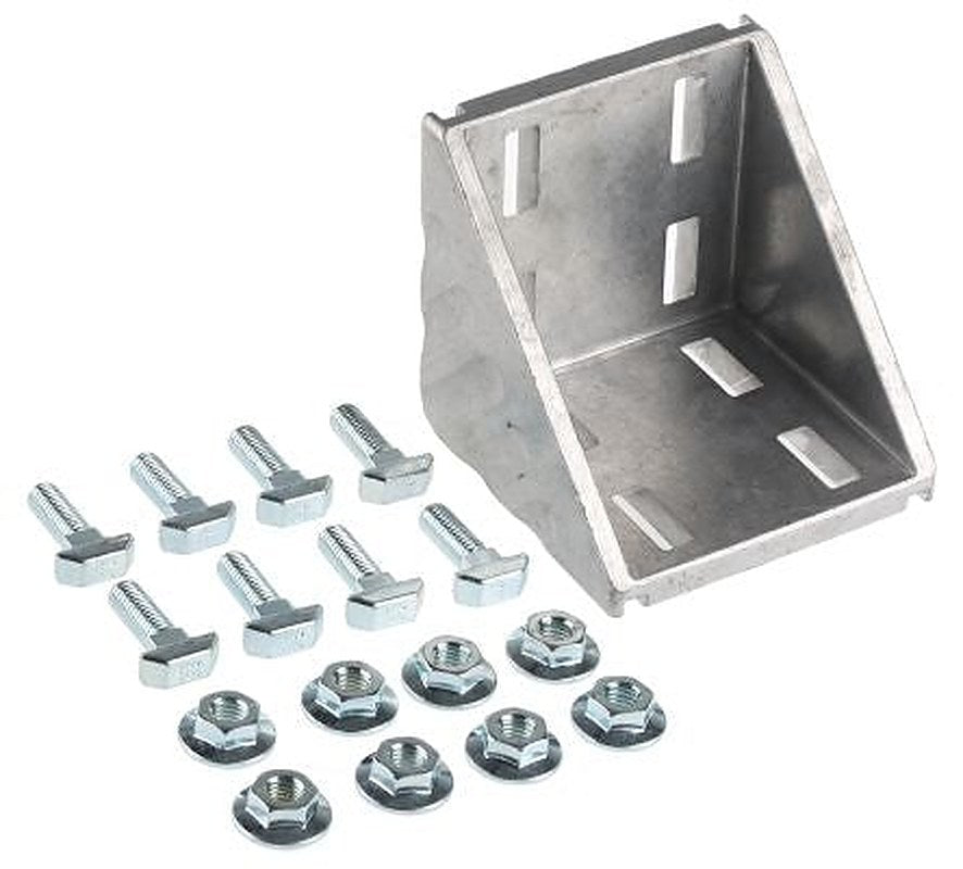 Bosch Rexroth M8 Angle Bracket, Connecting Component, Strut Profile 90 mm, Groove Size 10 mm
