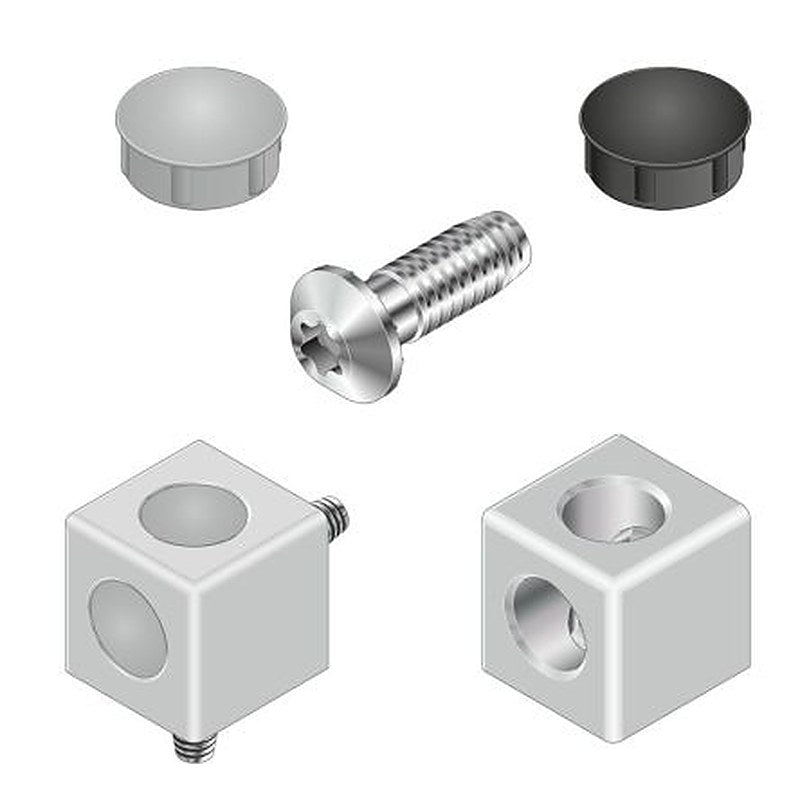 Bosch Rexroth 12 mm Corner Connector, Connecting Component, Strut Profile 45 x 45 mm, Groove Size 10 mm