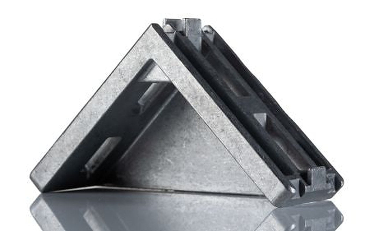 Bosch Rexroth M8 Angle Bracket, Connecting Component, Strut Profile 45 mm, Groove Size 10 mm