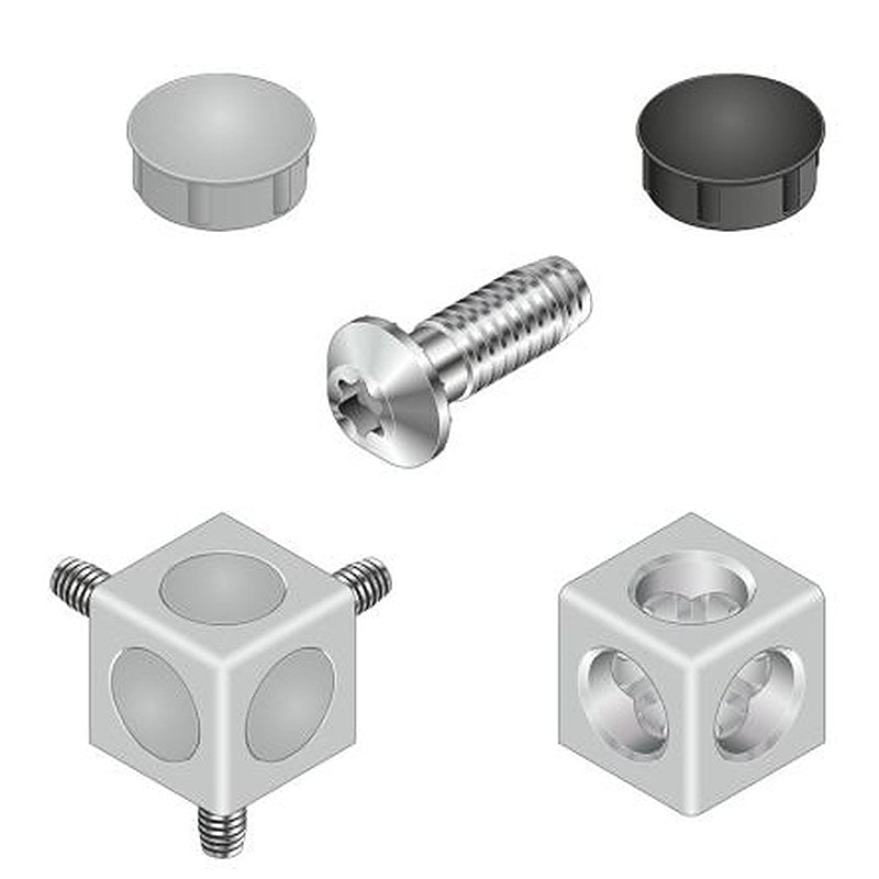 Bosch Rexroth Corner Connector, Connecting Component, Strut Profile 10 mm, Groove Size 10 mm