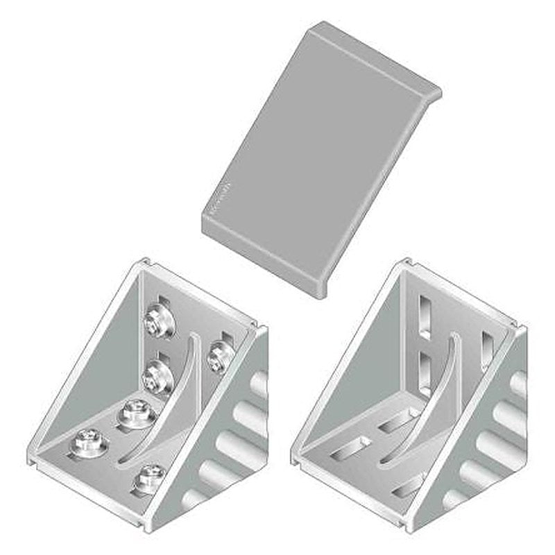 Bosch Rexroth M8 Mounting Bracket, Connecting Component, Strut Profile 100 x 100 mm, Groove Size 10 mm