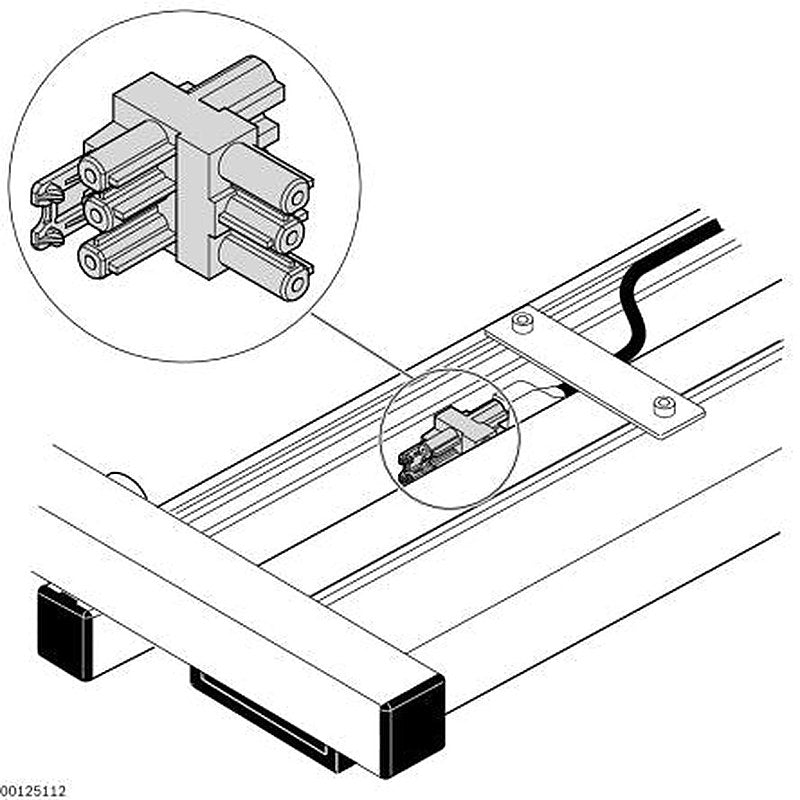 Bosch Rexroth 3842 Series Multiple-Blade Connector Male