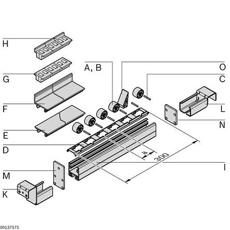 Bosch Rexroth Rail Holder Without Stop, 92 mm Length x 45mm Width x 50 mm Height