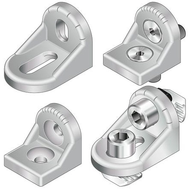 Bosch Rexroth Connecting Bracket for Use with Connecting Profiles at Any Angle, Precise Assembly with Protection Against