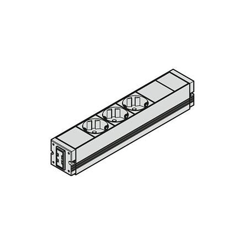 Bosch Rexroth for Use with Two, Three or Four Grounded Plug Sockets 48 mm x 263 mm x 44mm