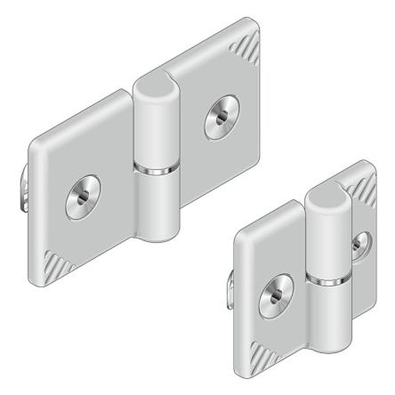 Bosch Rexroth Die Cast Aluminium Flag with a Lift Off Pin, Screw Fixing, 74 mm x 45mm x 5 mm